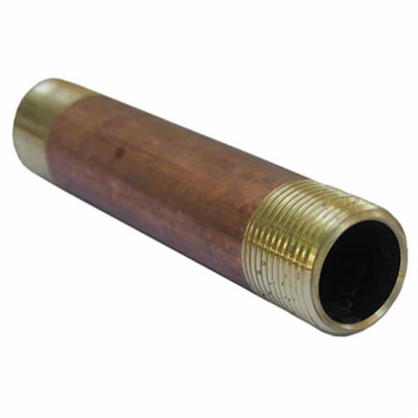 Expressive Design Group 0.75 x 5 in. Red Brass Nipple 208280 - main